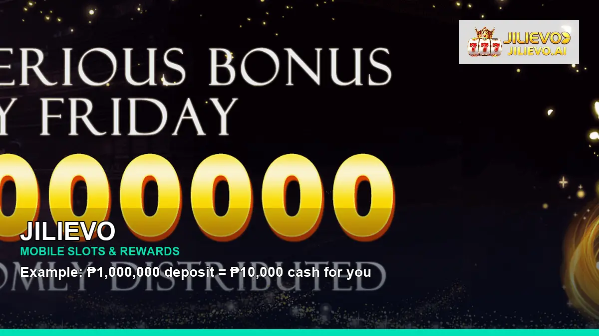 JILIEVO slot rewards and game themes for Philippine players